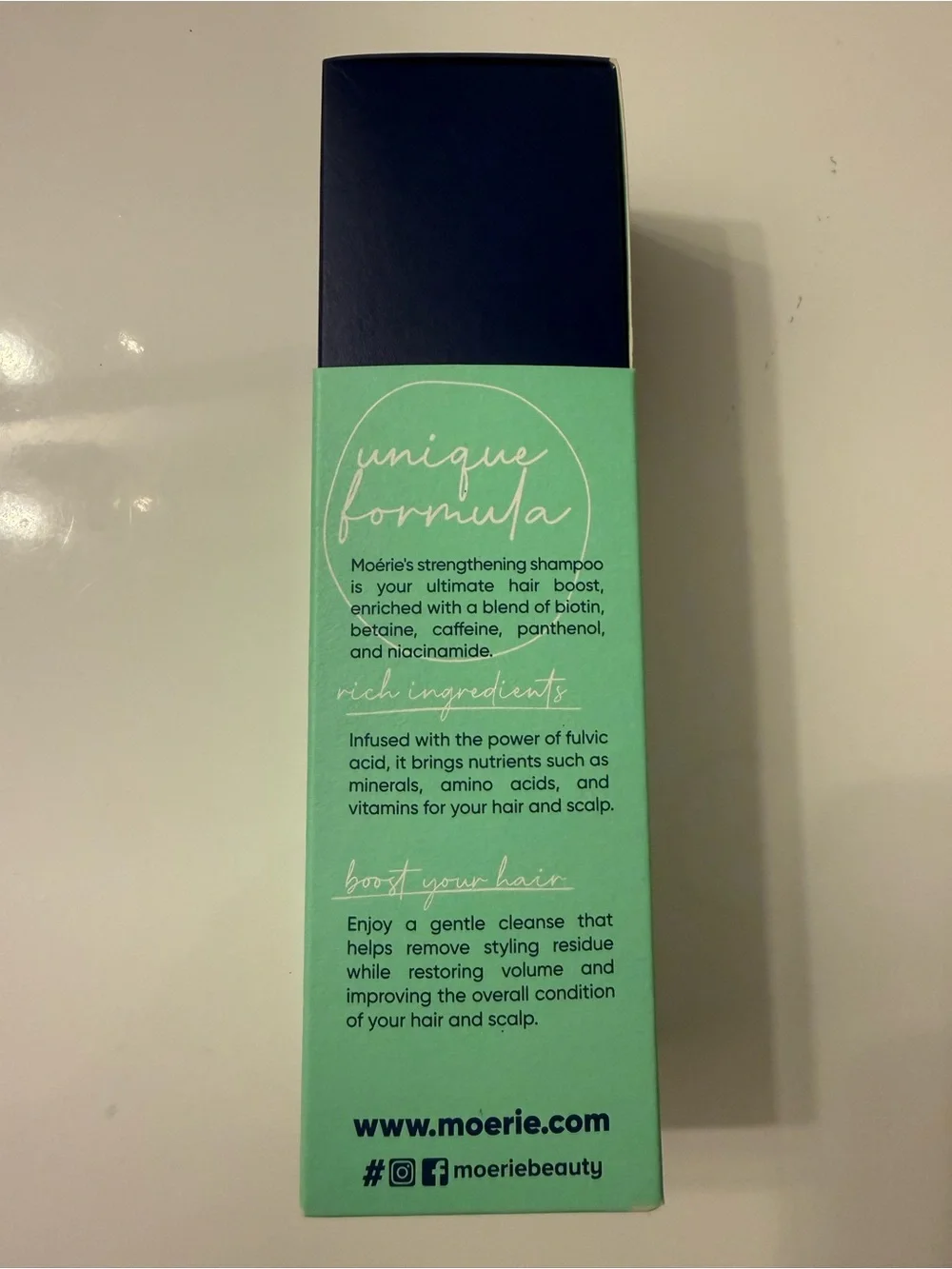 Moerie Ultimate Hair Boost Strengthening Shampoo - New in Box